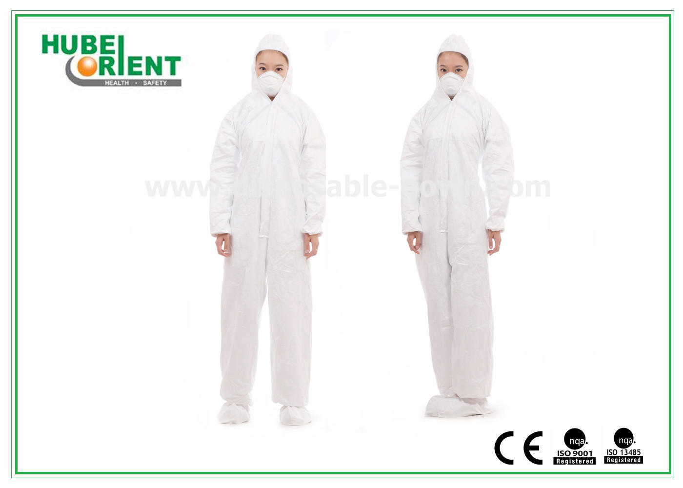 SMS Non woven Protective Clothing Suit Disposable Medical Protective Coverall For Surgical Staff