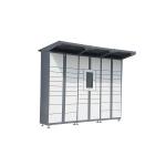 Steel Smart Parcel Delivery Locker Intelligent Express Cabinet One Main Two Duty