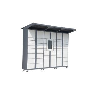 China Steel Smart Parcel Delivery Locker Intelligent Express Cabinet One Main Two Duty Electronic Lock factory