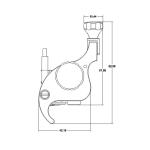 Red Color Portable Tattoo Gun Wireless Rotary Aluminum Alloy Material