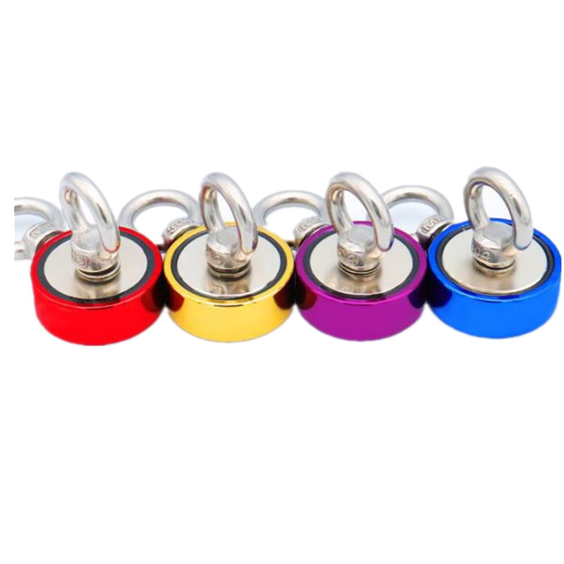 Super Strong NdFeB Neodymium Fishing Magnet with 500LBS Pulling Force Pot/Cup Shape