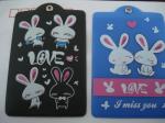 Clear Plastic PVC Badge Holder With Environmental Protection Material