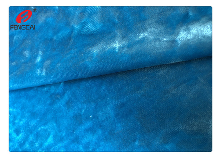 KS VELVET 95% Polyester 5% Spandex Velvet Garment Fabric Tear Resistant