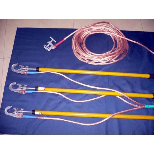 China Grounding Wire Construction Safety Tools With Grounding Pole / Clip Set factory