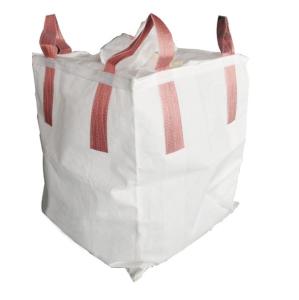 China 4 Cross Corner Loops FIBC Bulk Bags Breathable For Packing Sand Cement factory