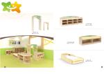 Healthy Safe Kindergarten School Furniture Burr Free Attrative Colors Wood