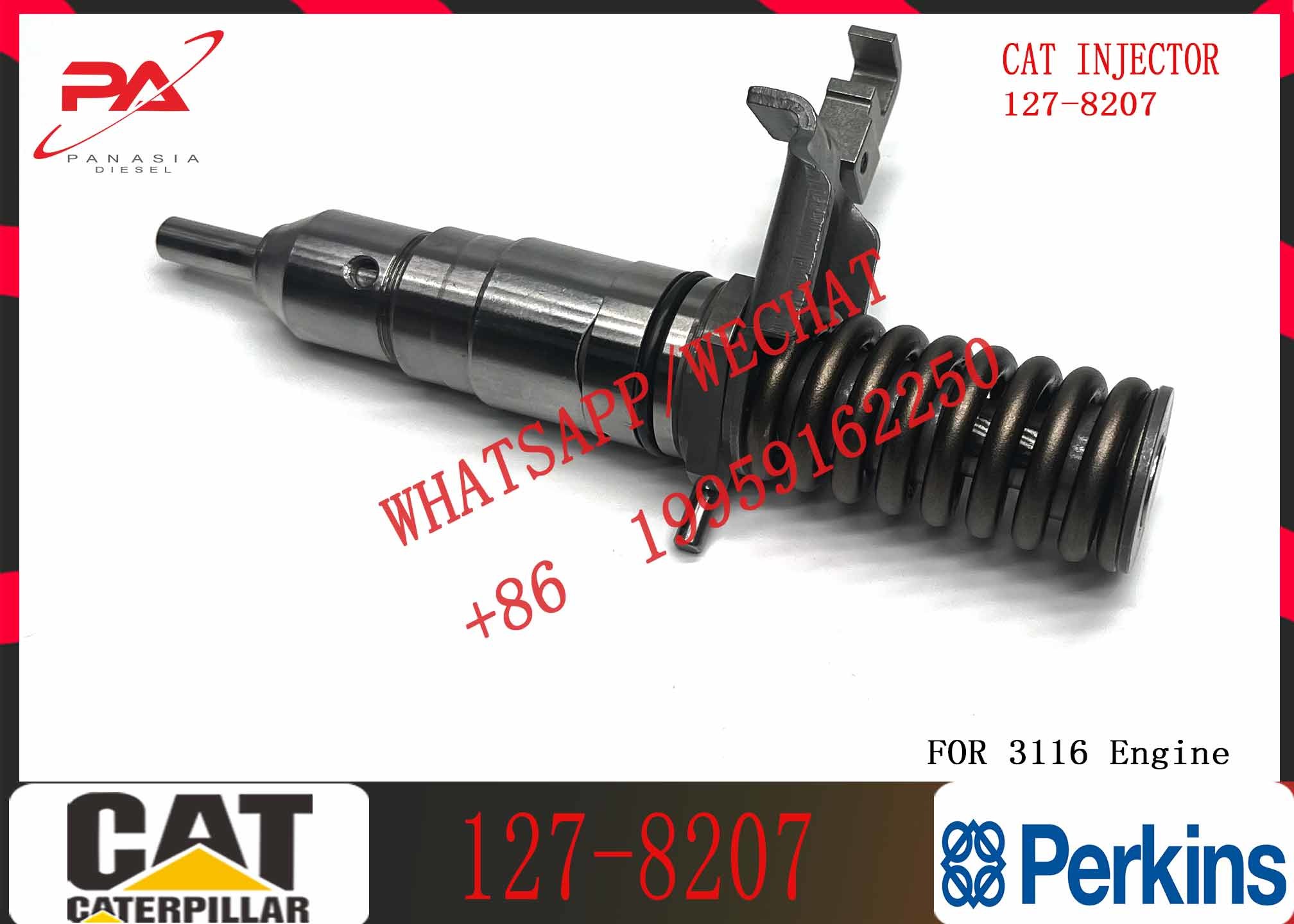 Common Rail Engine Injector 127-8207 127-8225 7E-8727 7E-8729 7E-8952 7E-9585 127-8209 127-8211 127-8213 0R-8475