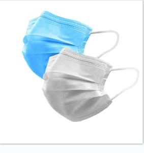 China 3 Ply Face Mask Medical Mask Non Woven Fabric UV Light Disinfection factory