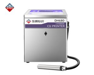 China DH680 small character CIJ continuous inkjet printer,Fully automatic date printing equipment on sale