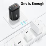 Quick GaN Wall Charger C+A 65W High Power PD 65w Fast Phone Charger For Android