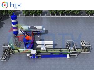 China Culture Stone Concrete Wall Panel Machine Automatic Construction Wet Casting Machine factory