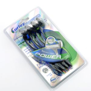 Sharp 3 Blades Razor Men Safety Beard Shaver Disposable Face Razor Set