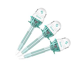 China Minimally Invasive Surgery 12mm Plastic Disposable Bladeless Trocar factory