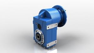 China 24V Shaft Mounted Gear Reducer Parallel , 0.75KW Right Angle Worm Gear Reducer 1.5KW factory