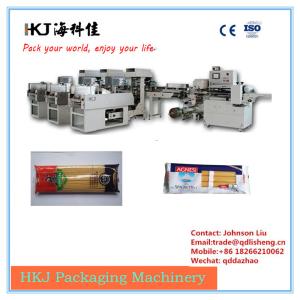 China Long Pasta Pouch Filling And Packing Machine , Pasta Factory Equipment HKJ166 factory