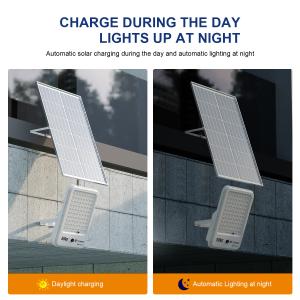 China Aluminum Alloy Solar CCTV Light For Outdoor Security Lighting factory