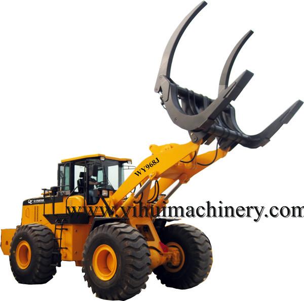 supply big diameter timber grapple log loader with capacity 1ton 2ton,3ton to