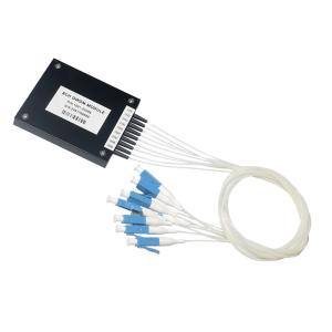 China Optical 8 Channel Cwdm Mux Demux Module 0.9mm 20nm Channel Spacing factory
