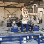 120-200 Kg aluminum ingot casting machine with stacker