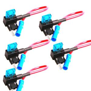 China 12/24V ATM APM Add A Circuit Fuse Tap Piggy Back Blade Holder + 15A Fuse factory