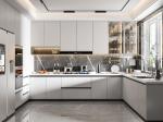 Home White Woodern Kitchen Furniture High Quality Kitchen Cabinets For Hotel