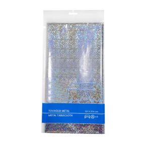 China Custom Printed Shimmer / Shiny Tablecloth 137x274cm factory