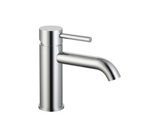 China Cold And Hot Water OEM Bathroom Mixer Faucet Single Lever Chrome Brass factory