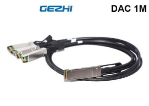 China Direct Attach Copper DAC AOC Cables 40GBASE-CR4 QSFP+ To 4 10GBASE-CU SFP+ factory