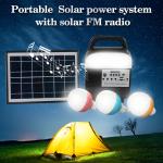 OEM 10000Hrs Indoor Outdoor Activity Solar Lighting And Usb Charging System
