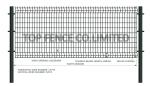3D wire mesh fence panels