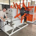 Plastic Water Drainage Supply Pipe Production Extrusion Line HDPE PE Pipe Making