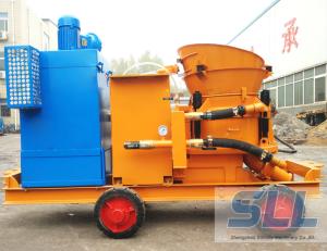China Dustless Concrete Shotcrete Machine For Swimming Pool Construction factory