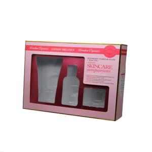China Biodegradable 400g Printed Paper Box For Skincare Travel Set factory