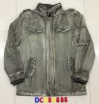 DC888888 Men's cotton with jean washing jacket coat