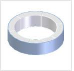 Radial Magnetization Ferrite Magnet For Water Pump Generator And Electric Motor