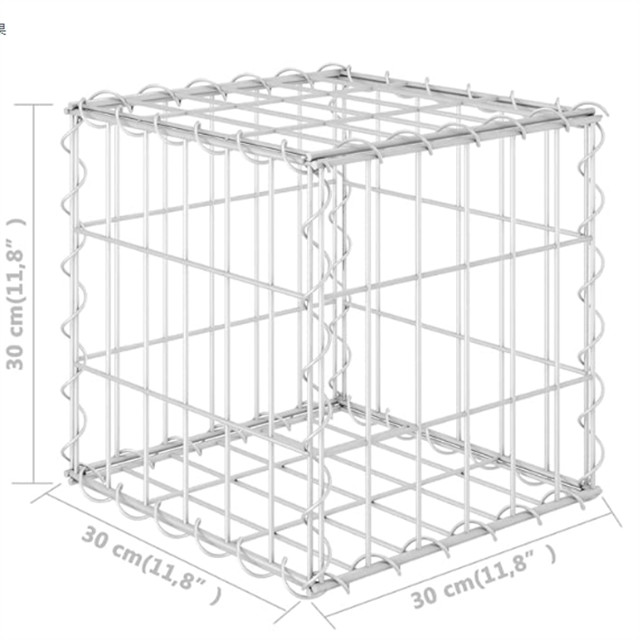 Retaining Walls 200x100x50 Welded Gabion Box 2x1x0.5m Gabion Basket Stone Cage Garden Fence