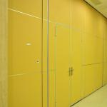 Aluminum Acoustic Wooden Sliding Movable Sound Proof Partitions