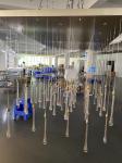 Modern Light Luxury Long Water Drop Chandelier For Duplex Villa Staircase