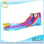Hansel 2017 hot selling commercial PVC outdoor water slide inflatable