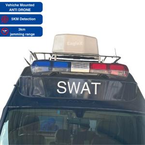 China Vehicle-Mounted FPV Detection and Countermeasure System Anti FPV Drone Jammer Car factory