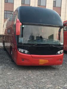 China 55 Seat Higer Red Travel Used Passenger Bus KLQ6147 Diesel Left Hand Steering 2013 Year factory