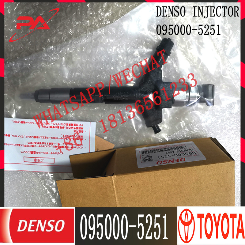 095000-5251 Common Rail Fuel Injector 23670-30070 For TOYOTA 1KD-FTV