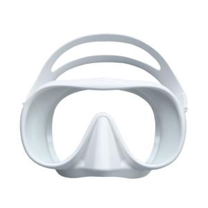 China Frameless Snorkeling Goggles Single Lens Silicone Scuba Adult Diving Mask for Spearfishing factory