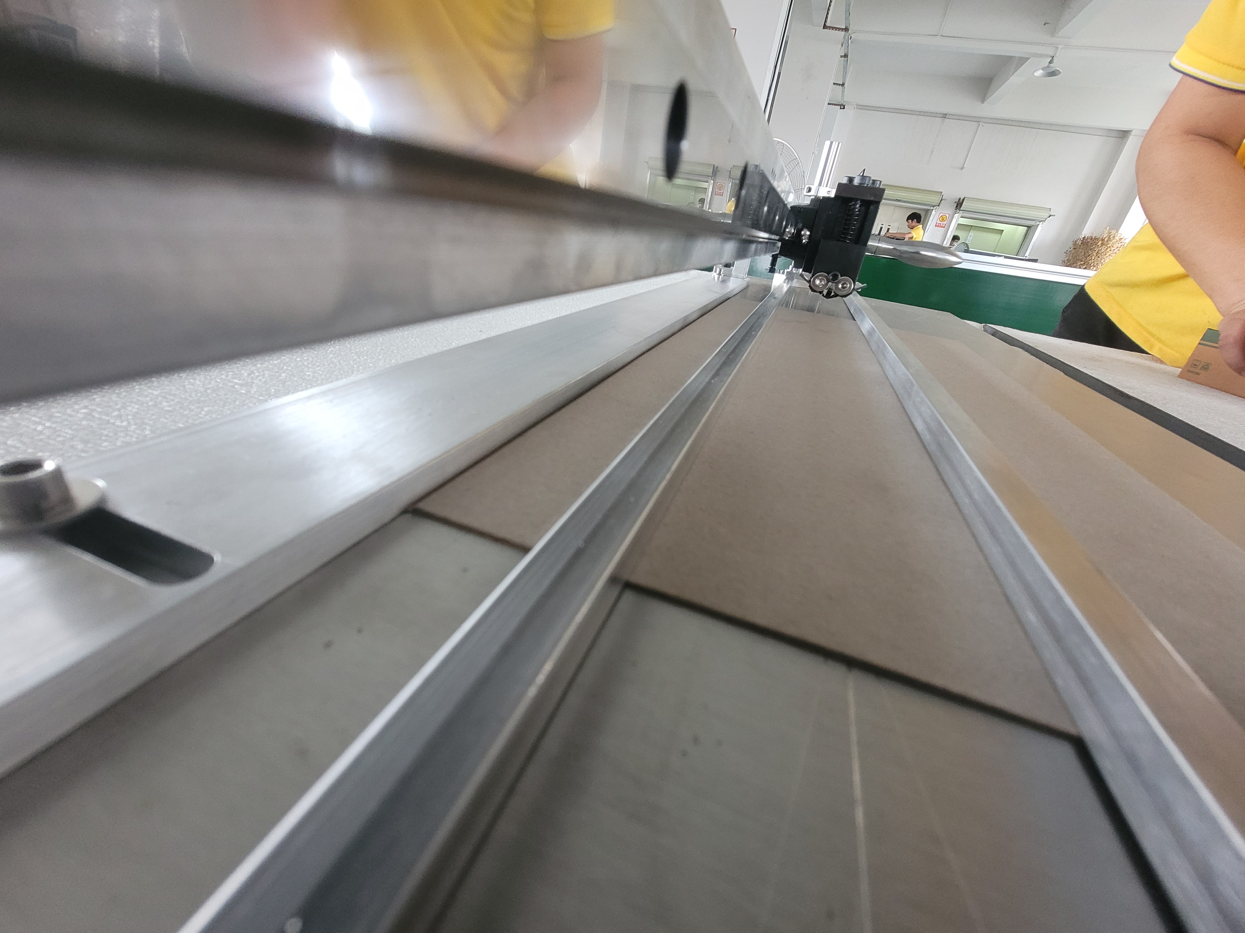 Semi Auto V Groover Machine For Cardboard Paperboard Slots From 0V High Accuracy