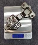 Polished Iron Locking Hidden Kitchen Cabinet Door Hinges Vertical Opening