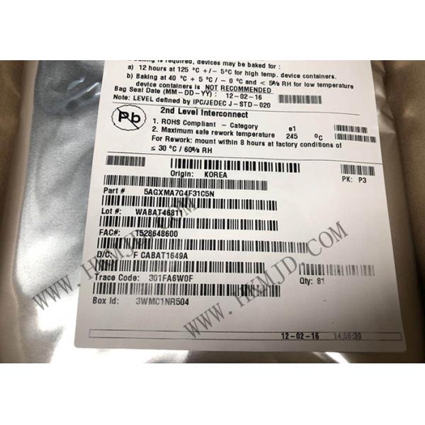 China Integrated Circuit Chip 5AGXMA7G4F31C5N Field Programmable Gate Array 5AGXMA7 FBGA896 factory