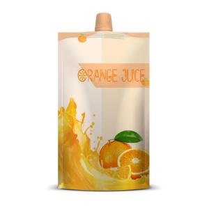 China 100ml Stand Up Reusable Plastic Juice Spout Pouch Non Toxic on sale