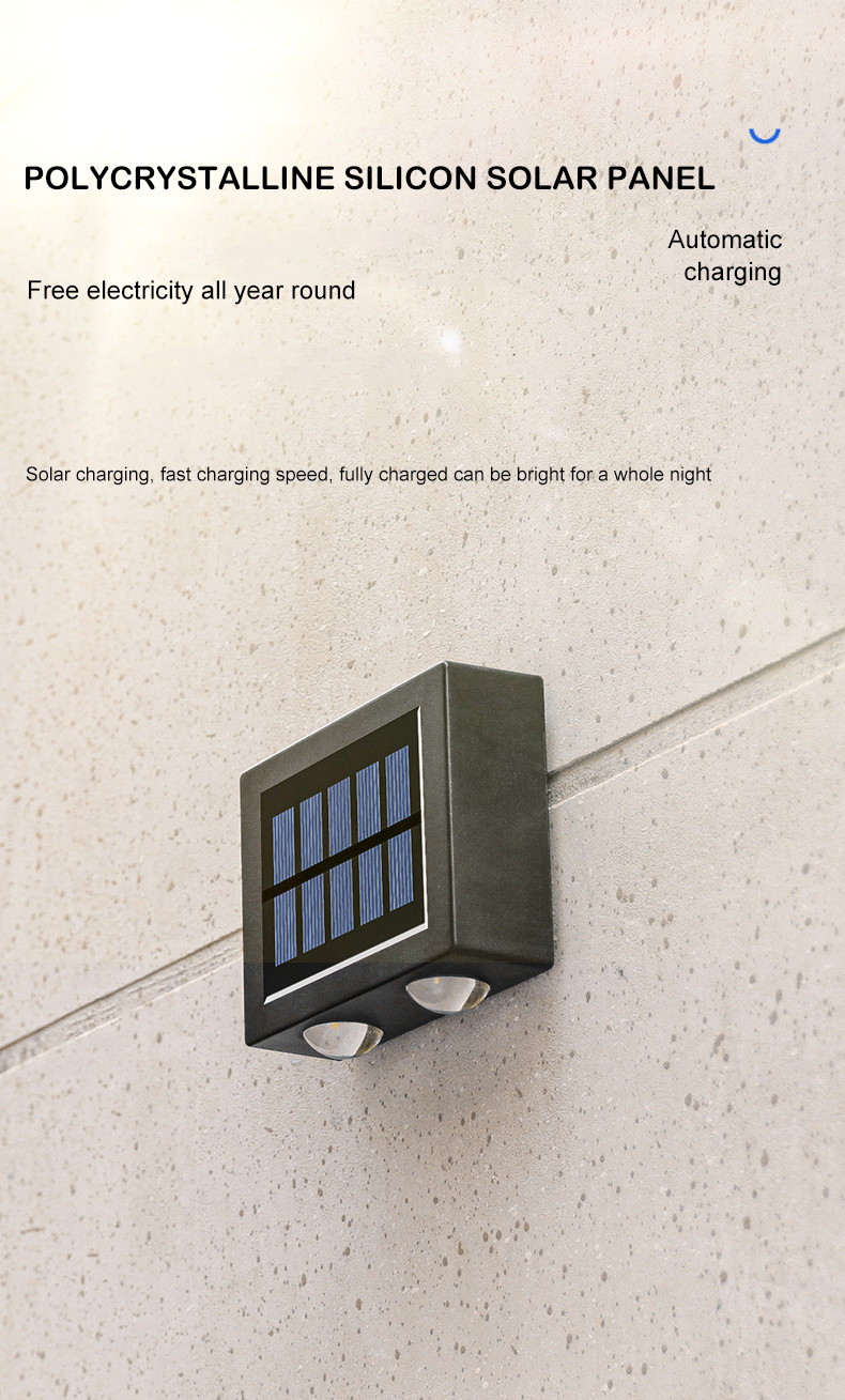 Garden Solar Outdoor Lamp Garden Decoration Wall Washing Atmosphere