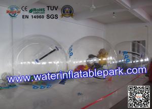 China 1.0mm PVC Clear Hamster Inflatable Water Ball For Kits , inflatable water walking ball factory