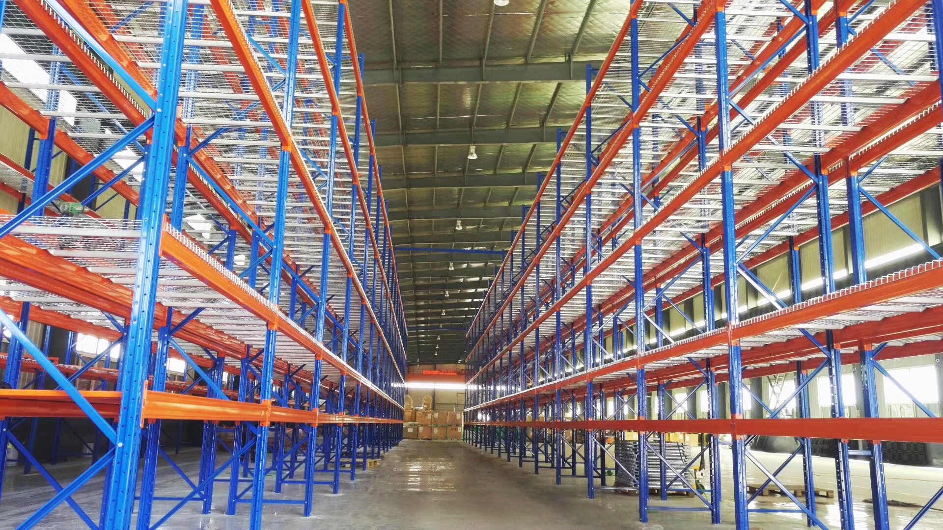Pallet Shelving Steel Racks For Warehouse Industrial Warehouse Storage Racks 1.5-2.5mm Depth